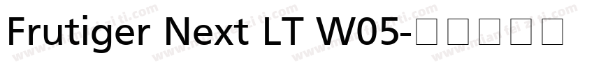 Frutiger Next LT W05字体转换